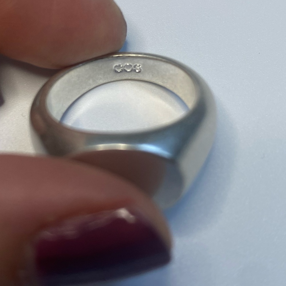 New COS Silver Statement Ring Unisex - Picture 3 of 6